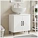 Armadio per Lavabo da Bagno HAARLEM Bianco 59,5 x 31,5 x 59 cm - Foto miniatura 2