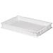 Cassa Per Alimenti In Plastica Sovrapponibile E Chiusa 60x40 H. 7 - Bianco Neutro - Foto miniatura 1