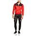 Tuta Sportiva Modello Visa - Tr018 - Taglia M - Colore Rosso / nero - Foto miniatura 1