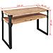 Tavolo Consolle In Legno Massello Di Acacia 120x40x85 Cm - Foto miniatura 5