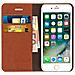 Custodia Portafoglio Vintage In Pelle Per Apple Iphone 7 E 8 - Marrone - Foto miniatura 3