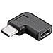 IADAP USBC-MF90 - Convertitore Adattatore da USB-C Maschio / Femmina Angolato - Foto miniatura 1