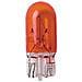 Set 10 dine Wy5w W-base T10 12v. 5w Arancione, - Foto miniatura 6