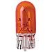 Set 10 dine Wy5w W-base T10 12v. 5w Arancione, - Foto miniatura 1