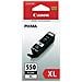 Originale Canon Pgi-550pgbk Xl Nera 6431b001 Per Canon Ip 7250 Mg5450 Mg6350 550xl Capacita' 22ml 500 Pagine - Foto miniatura 1