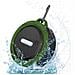 Mini altoparlante Bluetooth senza fili impermeabile con ventosa verde - Foto miniatura 1