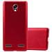 Custodia Compatibile Con Zte Blade L7 In Rosso Metallico - Coperchio Protettivo In Silicone Tpu Flessibile - Foto miniatura 4