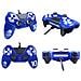 Pro4 Controller Calcio Per Playstation 4 - Ps4 Slim - Ps4 Pro - Playstation 3 - Pc Pro 4 - Blu Cablato - Foto miniatura 2