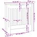 Copertura per Radiatore Grigia in MDF 78 cm - Foto miniatura 2
