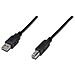 Cavo Usb 2.0 Connettori A-B, Lunghezza Mt. 1,80 Colore Nero - Foto miniatura 1