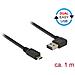 1m, USB2.0-A / USB2.0 Micro-B 1m USB A Micro-USB B Nero cavo USB - Foto miniatura 2