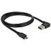 1m, USB2.0-A / USB2.0 Micro-B 1m USB A Micro-USB B Nero cavo USB - Foto miniatura 1