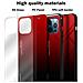 Custodia Compatibile Con Apple Iphone 13 Mini In Rosso - Nero - Coperchio Protettivo Bicolore In Vetro Temperato E Silicone Tpu - Foto miniatura 7