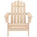 Sedia Adirondack Con Poggiapiedi E Tavolo Massello Di Abete - Foto miniatura 4