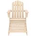 Sedia Adirondack Con Poggiapiedi E Tavolo Massello Di Abete - Foto miniatura 10