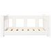 Cuccia Per Cani Bianca 65,5x50,5x28 Cm Legno Massello Di Pino - Foto miniatura 4