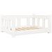 Cuccia Per Cani Bianca 65,5x50,5x28 Cm Legno Massello Di Pino - Foto miniatura 2