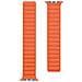 Cinturino 742 Originale Loop Leather Per Apple Watch 1-2-3-4-5-6-7-se 42 44 45mm Orange - Foto miniatura 3