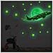 Adesivi Con Stelle Dell'aereo Che Si Illuminano Al Buio Green - Foto miniatura 1