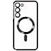 Cover Magsafe Per Samsung S23 Con Protezione Fotocamera Trasparente / Nero - Foto miniatura 1