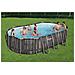 5611R piscina fuori terra Piscina con bordi Piscina ovale 20241 L Legno - Foto miniatura 3