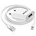 Caricabatterie Da Parete Usb + Cavo Usb A Iphone Lightning, Bianco - Foto miniatura 1