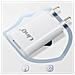 Caricabatterie Da Parete Usb + Cavo Usb A Iphone Lightning, Bianco - Foto miniatura 9