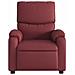 Poltrona Reclinabile Rosso Vino In Similpelle - Foto miniatura 2