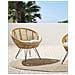 Set Di 2 Sedie Rattan Naturale Maratea - Foto miniatura 1