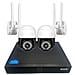 Kit di Videosorveglianza 2 Telecamere Wi-fi Ptz 4k Con Registratore Nvr Sistema Di Sicurezza Q-s2000 - Foto miniatura 1