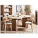 Tavolo Da Pranzo Legno D'acacia Chiaro 180 X 90 Cm Skye - Foto miniatura 1