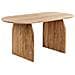 Tavolo Da Pranzo Legno D'acacia Chiaro 180 X 90 Cm Skye - Foto miniatura 7
