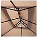 Gazebo Da Esterno 3x4 Mt Struttura In Alluminio E Telo In Poliestere Con Zanzariera Perimetrale Scorrevole Privacy Plus - Foto miniatura 2