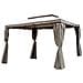 Gazebo Da Esterno 3x4 Mt Struttura In Alluminio E Telo In Poliestere Con Zanzariera Perimetrale Scorrevole Privacy Plus - Foto miniatura 1