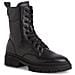 Lace Boot Black Stivali Pelle Scarpe Donna Nero Eu 38, 1-25213-43 001 - Foto miniatura 1