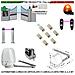 Automatismo Cancello Kit Motore A Braccio Articolato 220/24 V Anta Da 0,5 A 2,5 Mt Centrale 7 Radiocomandi Faro Selett - Foto miniatura 1