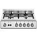 Cucina Elettrica FTR664GXV / 24 4 Fuochi a Gas Forno Elettrico Multifunzione Termoventilato Classe A+ 59.5 cm Colore Inox - Foto miniatura 4