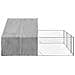 Cuccia per Cani da Esterno con Recinto 4x3x1,9m Acciaio Zincato - Foto miniatura 4
