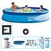 Piscina Fuori Terra - In Giro - 366x366x76 Cm - Blu - Include Accessori Coordinati Cb17 - Foto miniatura 1