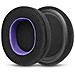 Cuscinetti Auricolari Traspiranti Per Cuffie Steelseries Arctis - Nero /viola - Foto miniatura 3