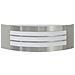 Luce da Parete Esterno Argento Acciaio Inox IP44 - Foto miniatura 4