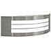 Luce da Parete Esterno Argento Acciaio Inox IP44 - Foto miniatura 9