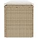 Panca da Giardino con Cuscino Beige 110x40x44 cm in Polyrattan - Foto miniatura 5