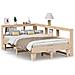 Letto Libreria senza Materasso 120x200cm Legno Massello di Pino - Foto miniatura 1