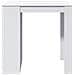 Tavolo da Bar Bianco 102x70x103,5 cm in Truciolato - Foto miniatura 5