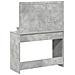 Tavolo da trucco  con luci LED, grigio cemento, 100x41x135 cm - Foto miniatura 6