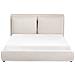 Letto Tessuto Bajonna 160 X 200 Cm Beige - Foto miniatura 4