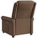 Poltrona Reclinabile in Tessuto Marrone - Foto miniatura 5
