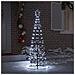 Albero di Natale LED con 390 LED Bianco freddo 250 cm Ferro - Foto miniatura 3