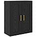 Mobile a muro 2 pcs Rovere Nero 69,5 x 34 x 90 cm - Foto miniatura 7